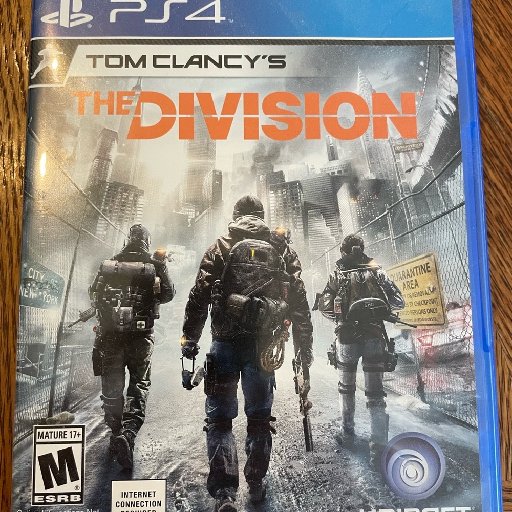 Tom Clancy's The Division PS4 Game - Orange Logo